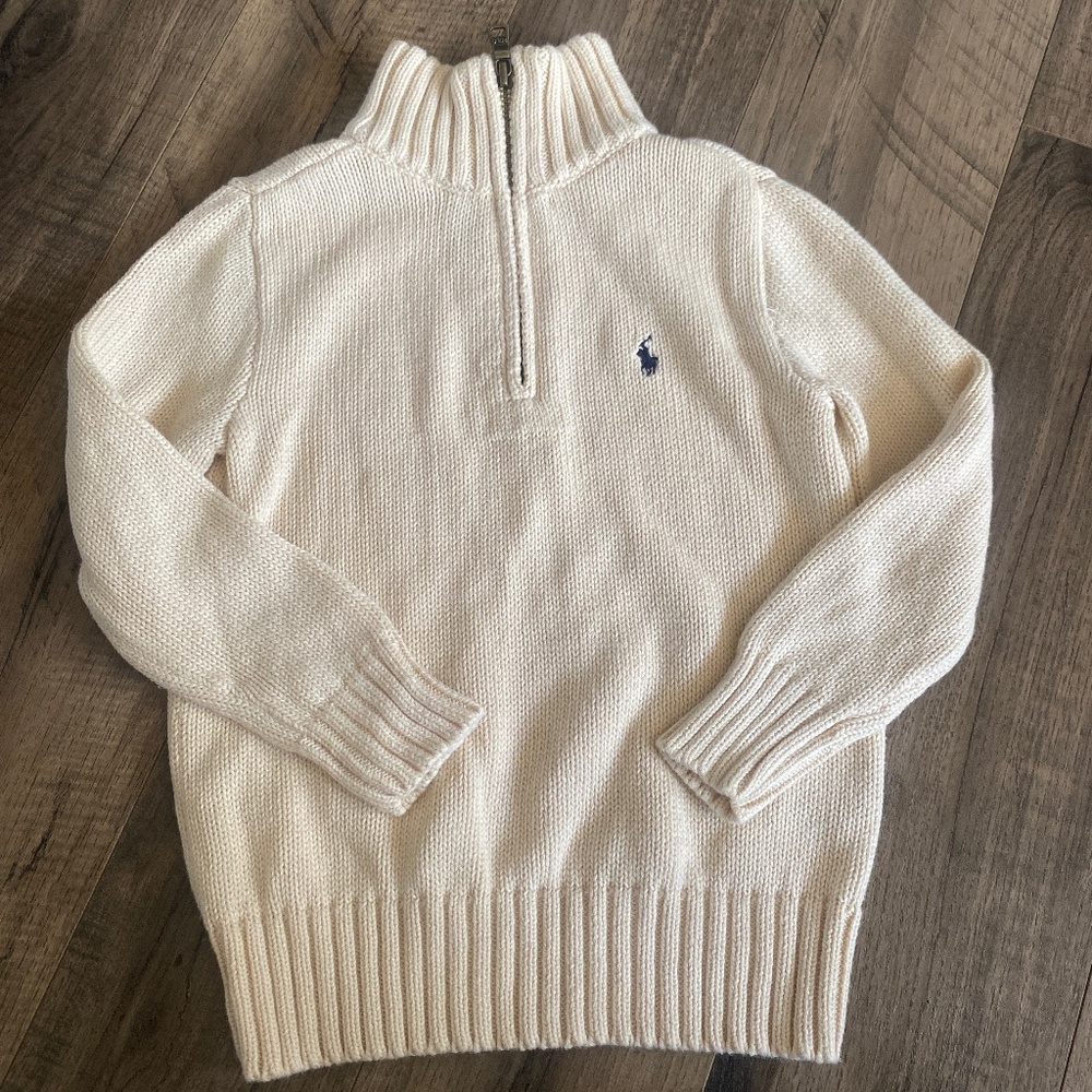 Cable Knit Zipper Sweater